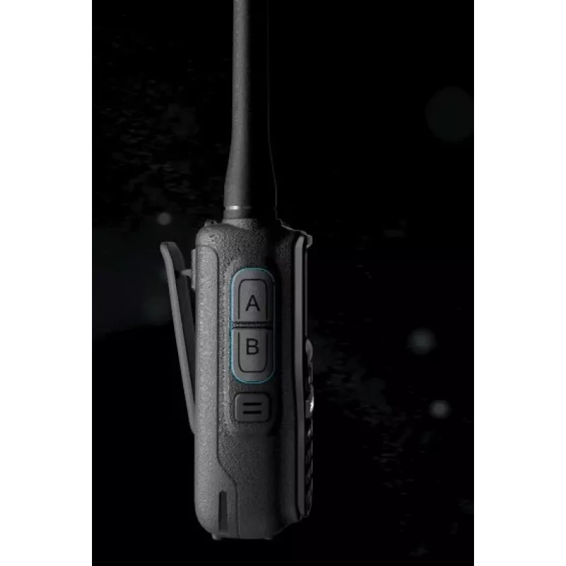 Nešiojama racija Baofeng UV-5R EU su USB-C, Bluetooth, VHF/UHF (136–174 MHz), FM 65–108 MHz, 5 W, 1600 mAh, LCD, LED žibintuvėlis