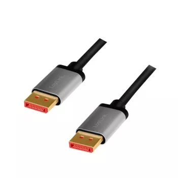 DisplayPort kabelis LogiLink CDA0105 2 m pilka juoda