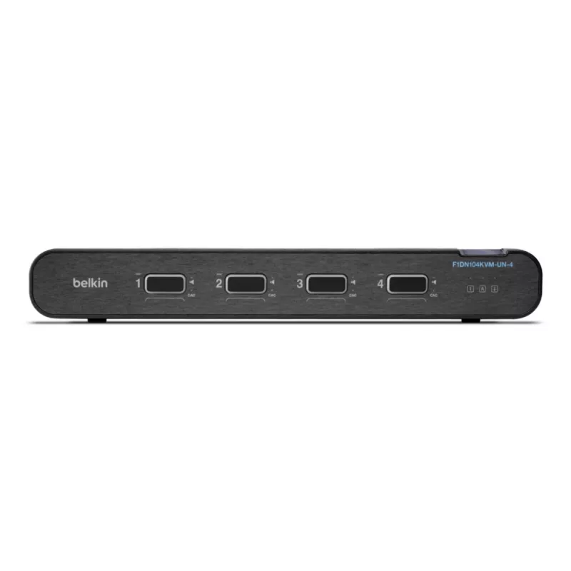 Belkin 4 prievadų vieno monitoraus DP/HDMI vaizdo saugus KVM jungiklis PP4.0 (F1DN104KVM-UN-4)