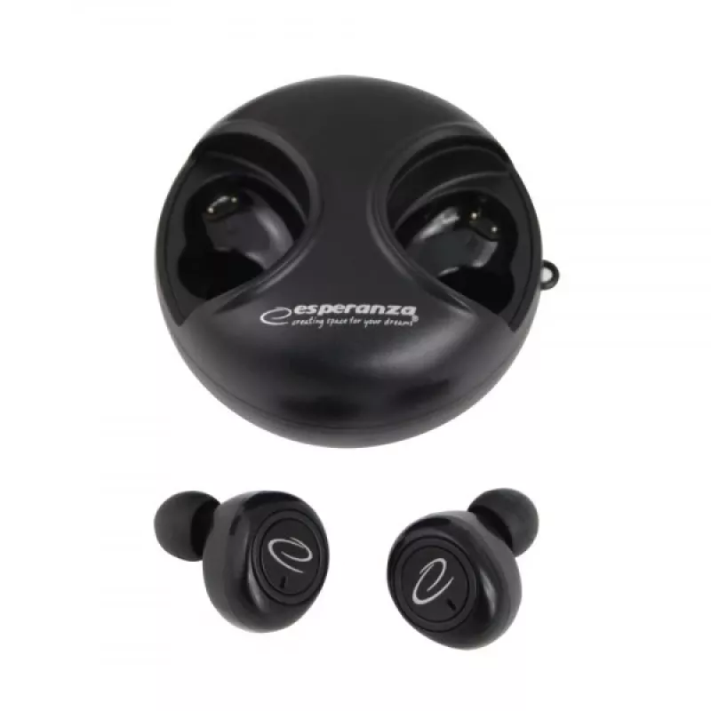 Esperanza EH228K belaidės ausinės/ausinė su mikrofonu, į ausį, skambučiai/muzika, Bluetooth, juodos