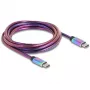 DeLOCK USB laidas USB 2.0 2m USB C įvairiaspalvis 81116