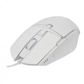 Pelė Baracuda BGM-051 Raptor balta USB