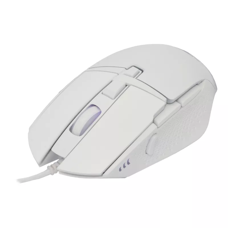 Pelė Baracuda BGM-051 Raptor balta USB