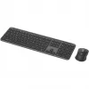 Logitech 920-012483 belaidė klaviatūra su pele, RF + Bluetooth, QWERTZ vokiškas išdėstymas, grafito spalva