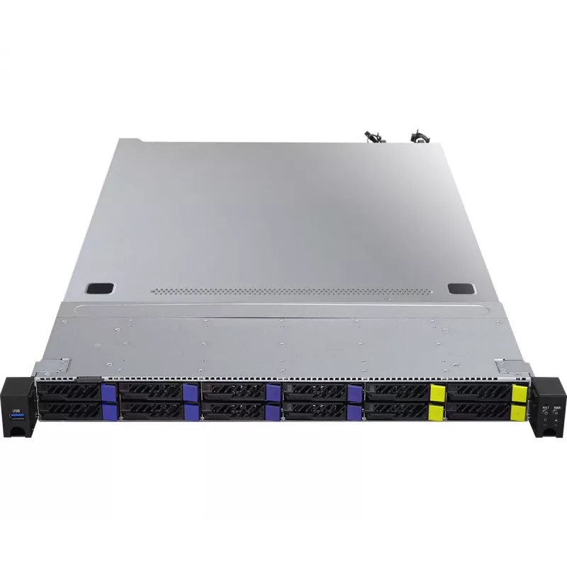 ASRock 1U8S4E-GENOA/2T serverio barebone SoC lizdas SP5 (LGA 6096) stelažas (1U)