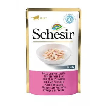 SCHESIR drebučiuose vištiena su kumpiu - šlapias kačių ėdalas - 50 g