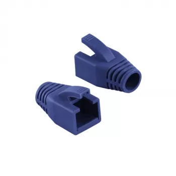 Logilink RJ45 kištuko įtempimo mažinimo gaubtas, 8,0 mm (50 vnt.) MP0035B mėlynas