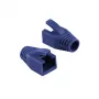 Logilink RJ45 kištuko įtempimo mažinimo gaubtas, 8,0 mm (50 vnt.) MP0035B mėlynas