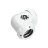 Adapteris 90° BitsPower Multi-Link 2x 12 mm AD jungtims – baltas (BP-DWE90DML)