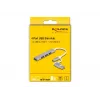 Delock 64214 USB šakotuvas 4x USB-A, sidabrinis