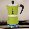Bialetti Rainbow Moka kavinukas juodas, žalias