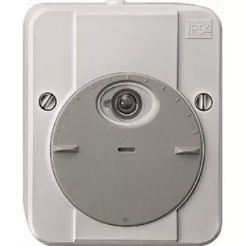 Jungiklis Merten 544894 — Pilka, 230 V AC įėjimas, 10 A išėjimas, IP54, 80×47×97 mm