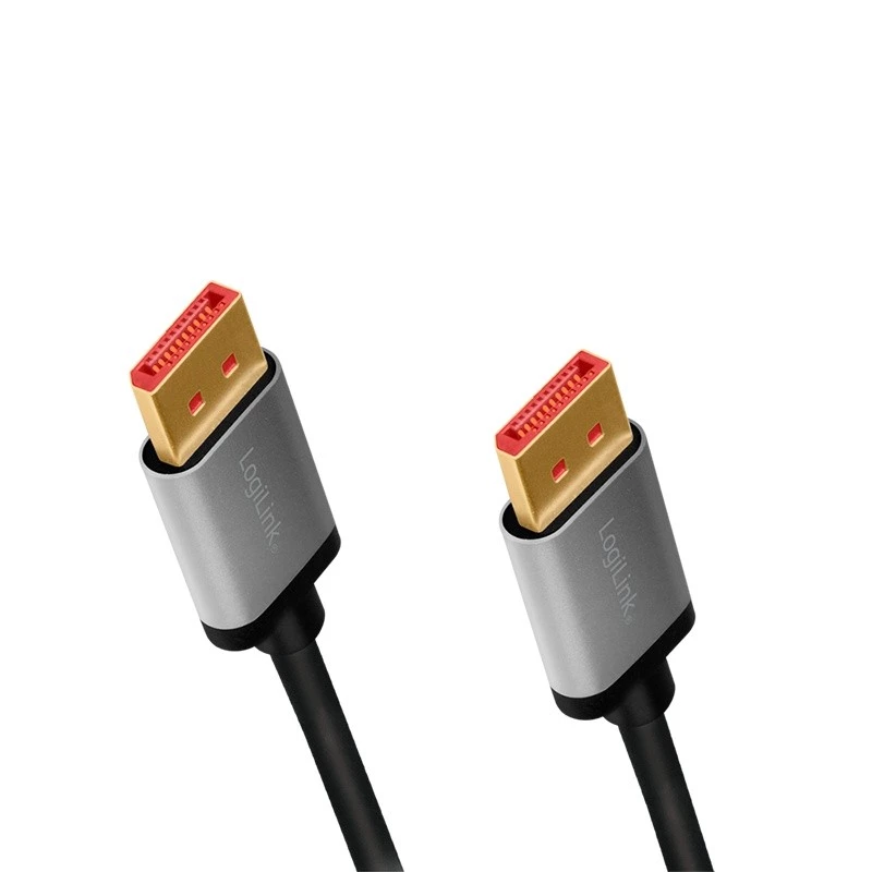 DisplayPort kabelis LogiLink CDA0105 2 m pilka juoda