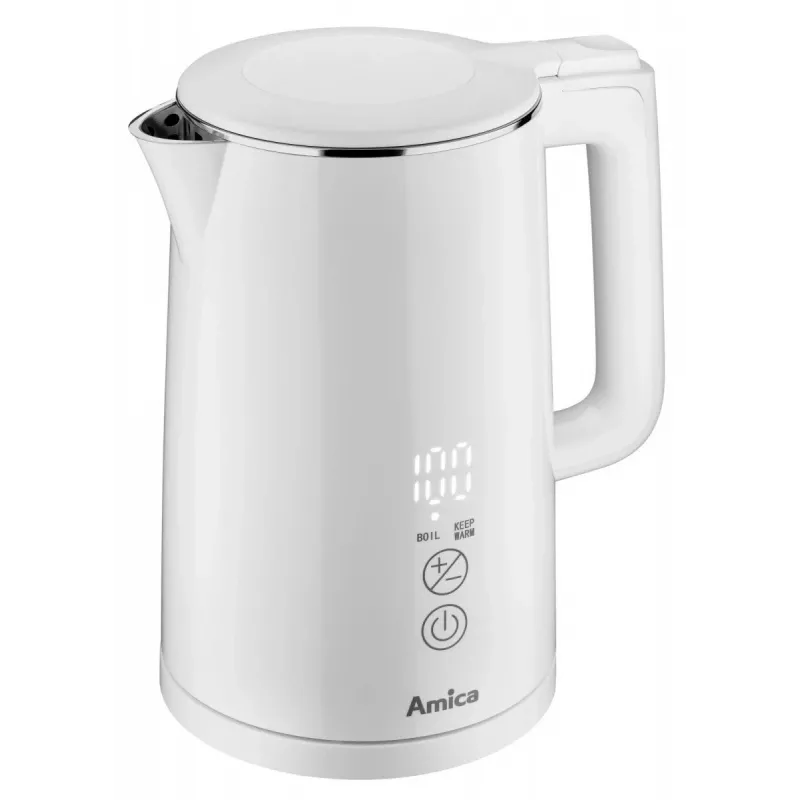 Elektrinis virdulys AMICA 1,5L 2200W Sidabrinis