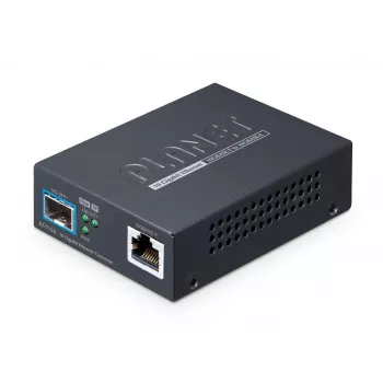 Media keitiklis PLANET XT-715A 10GBASE-T į 10GBASE-X SFP+ varinis prievadas Juoda