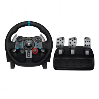 Logitech G29 Vairas su pedalais PlayStation 3, PlayStation 4, PC, USB, juodas