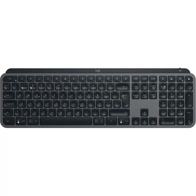 LOGITECH MX Keys S belaidė klaviatūra (grafitinė)