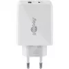 Goobay Dvigubas USB-C™ PD (Power Delivery) Greitas Įkroviklis (30 W) (61674)