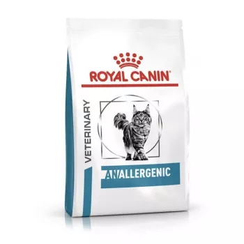 Sausas kačių ėdalas Royal Canin Anallergenic VHN 4 kg – hipoalerginė veterinarinė dieta, baltymai 24,6%, riebalai 17%