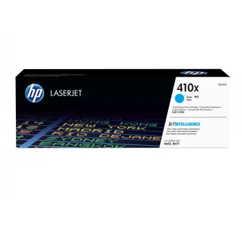 HP 410X aukštos išeigos žalsvai mėlyna (cyan) originali lazerinė kasetė