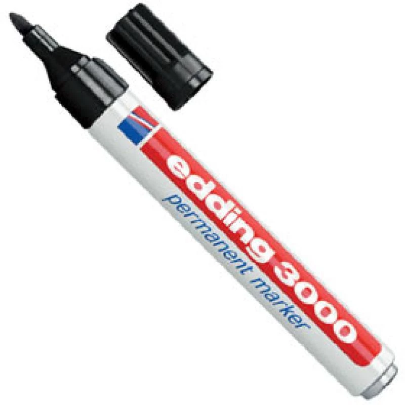 EDDING 3000 Marker permanentinis juodas 4-3000001 43000001 (4-3000001)