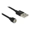 USB kabelis DeLOCK 85724 USB 2.0 1,1 m juodas