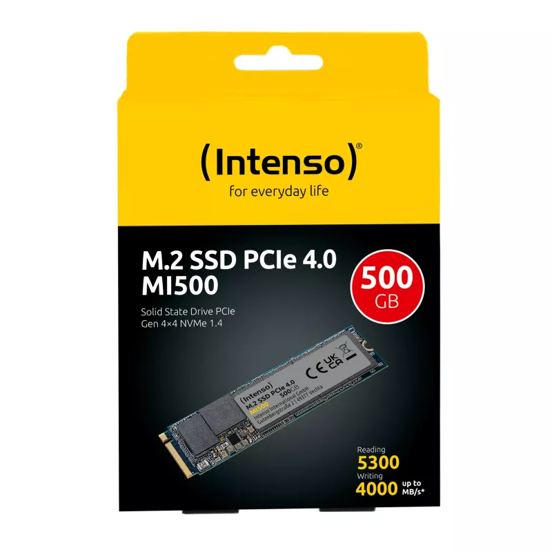 SSD diskas Intenso M.2 500GB MI500 NVMe PCIe 4.0 x4