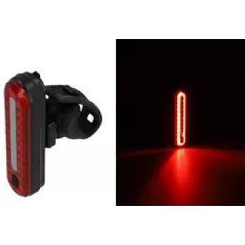 FISCHER 50641 Dviračio baterijinis LED stabdžių žibintas su 50 šviesos diodų