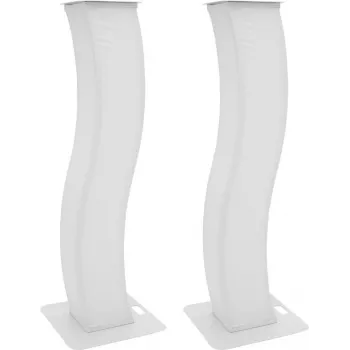 Scenos stovas EUROLITE 32000060 150 cm lenktas su užvalkalu ir krepšiu, baltas