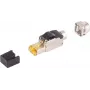 RJ-45 kištukas ShiverPeaks BS08-45011 sidabrinis vyriškas 1 vnt.