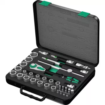 Veržliarakčių komplektas Wera 05003645001 37 dalių Juoda Žalia