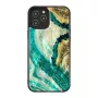iKins apsauginis dėklas Apple iPhone 12 Pro Max – akvamarino agato dizainas