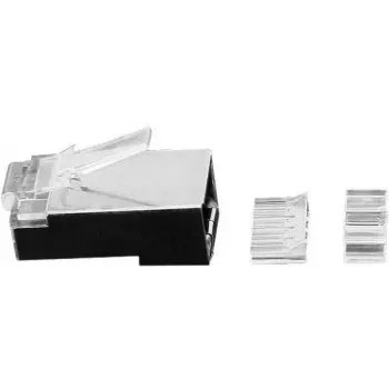 Microconnect KON512-50 – RJ45 kištukas Cat6a FTP, sidabrinis, 50 vnt.