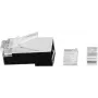 Microconnect KON512-50 – RJ45 kištukas Cat6a FTP, sidabrinis, 50 vnt.