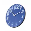 NeXtime klok 3077bl 3D, Ø39,5 cm, sieninis, mėlynas/baltas