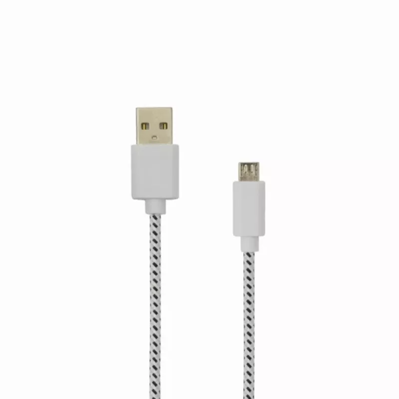 Sbox USB-1031W USB->Micro USB 1M balta