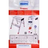 Sulankstomi laipteliai Krause Treppy Silver 130020 – aliuminiai, 2 pakopos, 150 kg apkrova