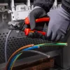 Kabelių žirklės Knipex 95 18 225 VDE, izoliuotos rankenos, ilgis 225 mm
