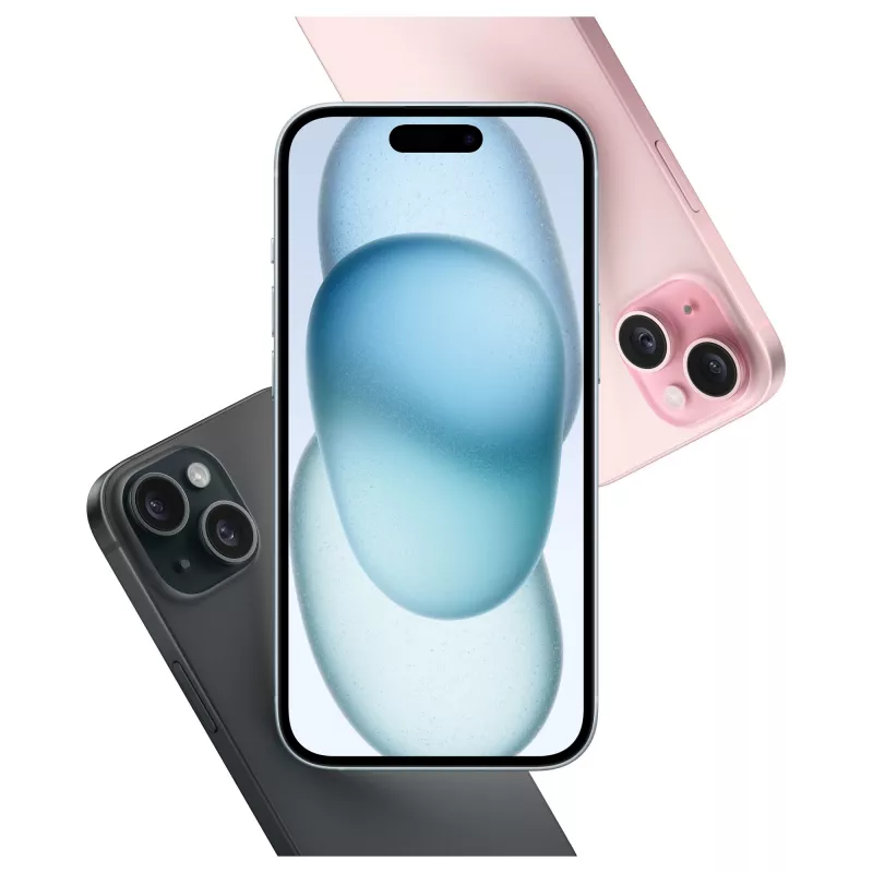 Apple iPhone 15 Plus 17 cm (6.7 inch) Dual-SIM iOS 17 5G USB Type-C 512 GB Juodas (MU1H3ZD/A)