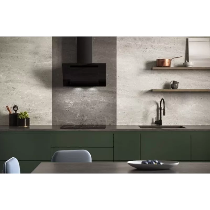 Vertikalus Eco Duo Stiklinis Sieninis Gartraukis Juodas