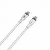 HYPER HyperJuice 240W Silikoninis USB-C į USB-C laidas (1 m) - Baltas