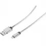ROLINE - iPad/iPhone/iPod įkrovimo ir duomenų laidas - Lightning / USB - USB A tipo, 4 kontaktų (M) - Lightning (M) - 1,8 m - Ekranuotas - (USB/USB 2.0) - Baltas (11.02.8322)