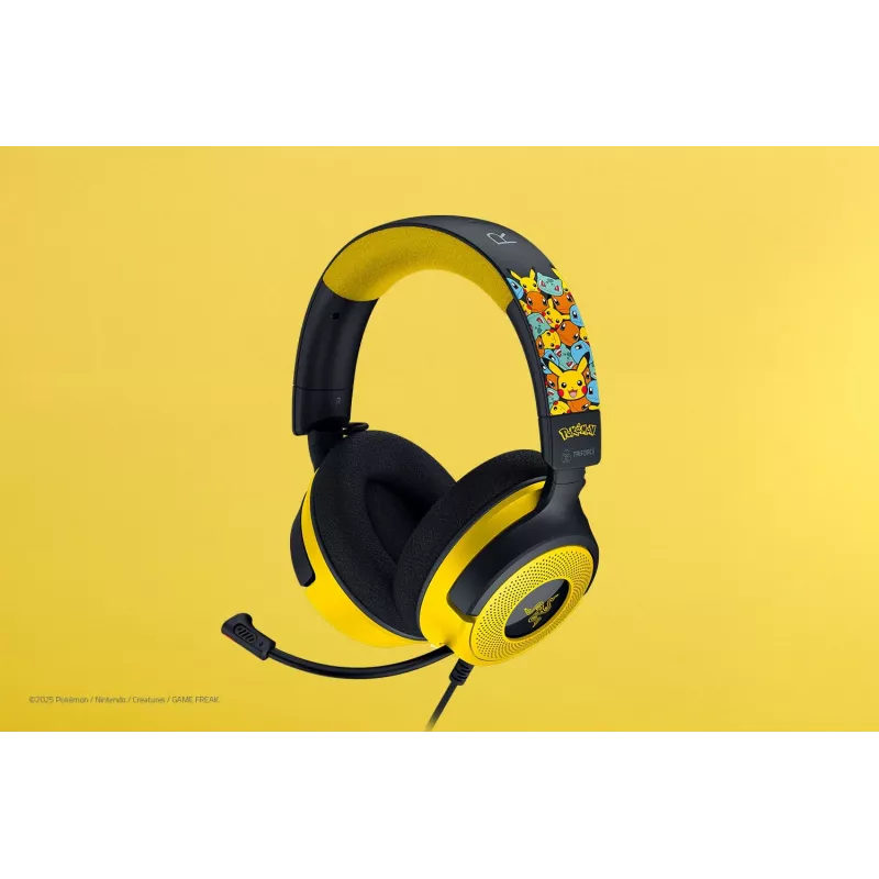 Razer Kraken V4 X Pokemon Kanto Starters Edition laidinės žaidimų ausinės, Chroma RGB
