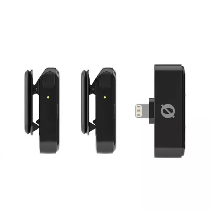 Belaidė mikrofono sistema Rode Wireless Micro Lightning – įvairiakryptė, 48 kHz, 24 bitų, 100 m atstumas, 7 h baterija