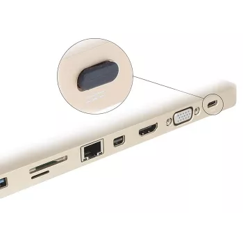 Kištukinės jungties apsauginis dangtelis DeLOCK 64014 USB Type-C juodas 10 vnt.