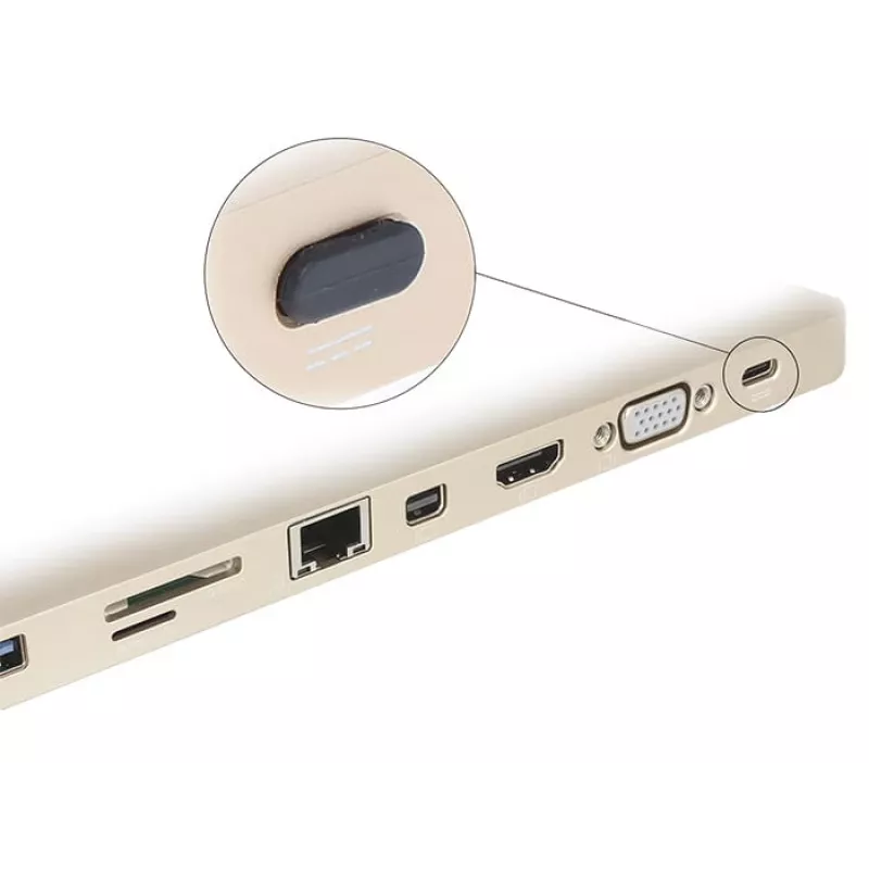 Kištukinės jungties apsauginis dangtelis DeLOCK 64014 USB Type-C juodas 10 vnt.