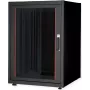 Roline 26.21.0202 19 colių tinklo spinta (P x A x G) 800 x 1125 x 800 mm, juoda
