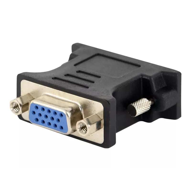 Lyties keitiklis DVI-A į VGA 15-pin, Gembird A-DVI-VGA-BK
