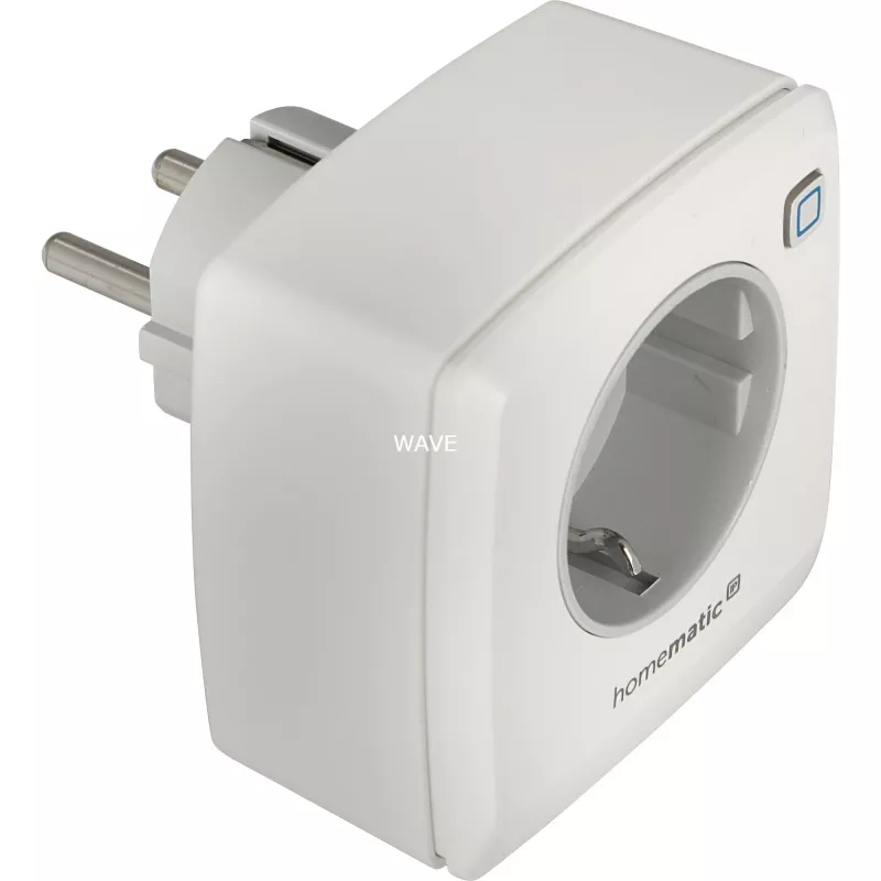 Homematic IP HMIP-PSM-2 išmanusis kištukinis lizdas, baltas, IP20, 3680 W