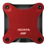Išorinis SSD ADATA SD620 1 TB, nešiojamas, USB 3.2 Gen 2 (Micro-USB B), skaitymas 520 MB/s, rašymas 460 MB/s, atsparus smūgiams, raudonas